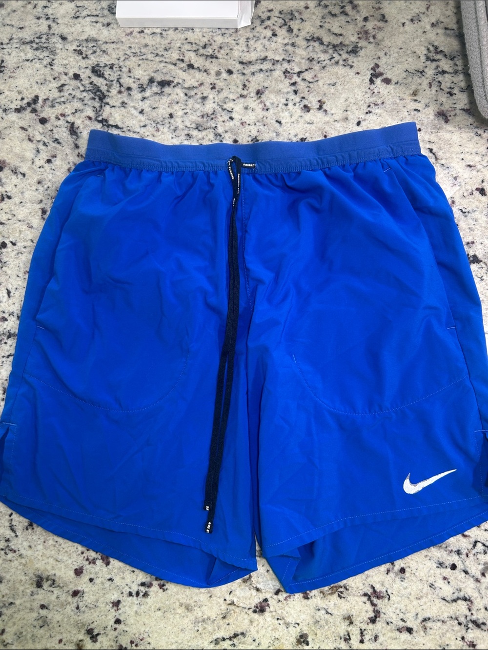 Nike Men's Bright Blue Athletic Training Shorts